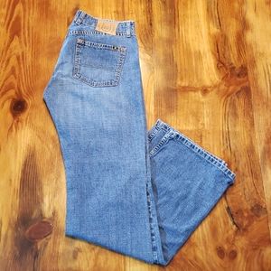 Lucky Brand 28 Long Straight Med Wash Jean MidRise